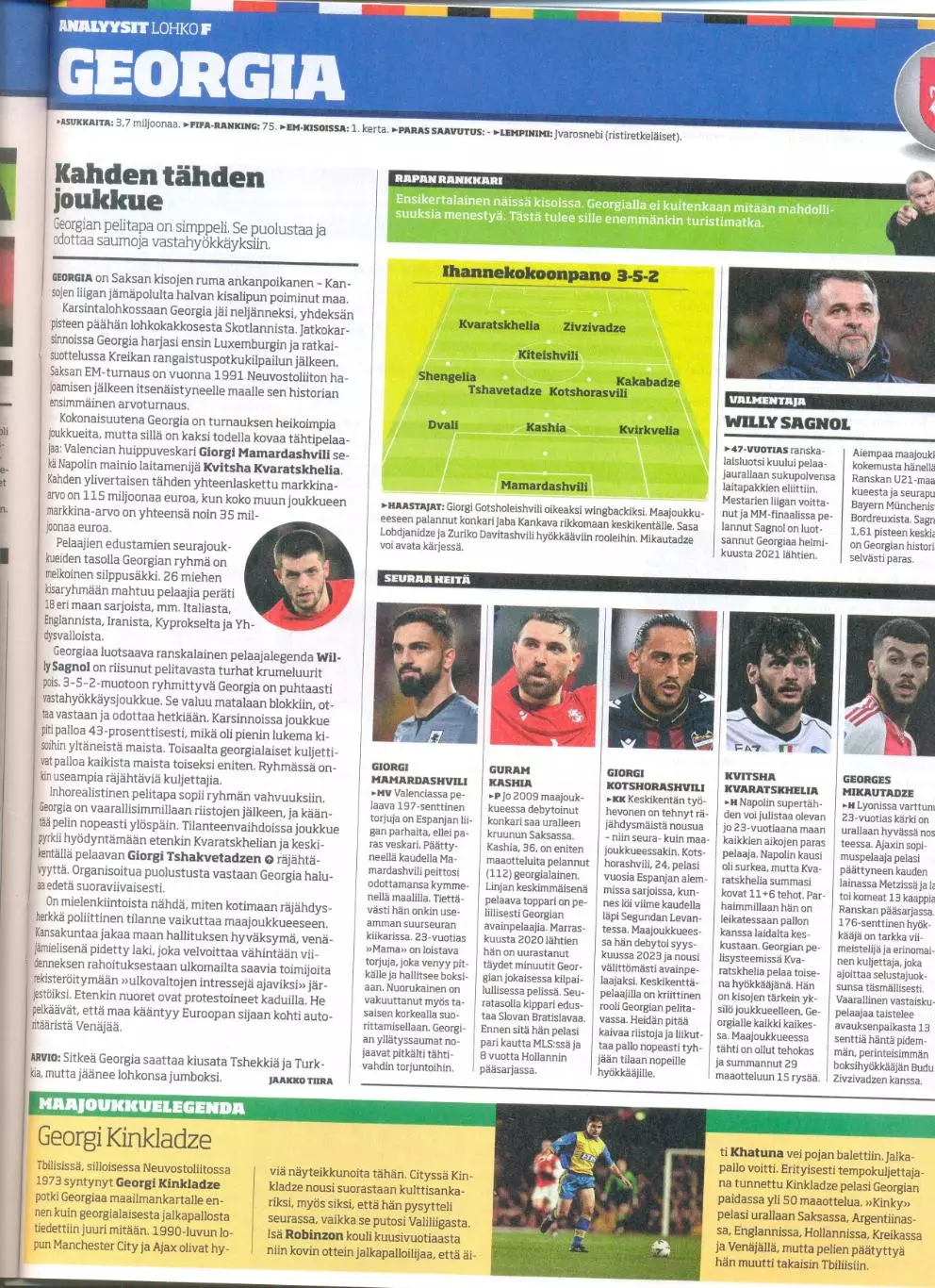 Чемпионат Европы 2024 г. (издание Финляндия). 92 стр. 1