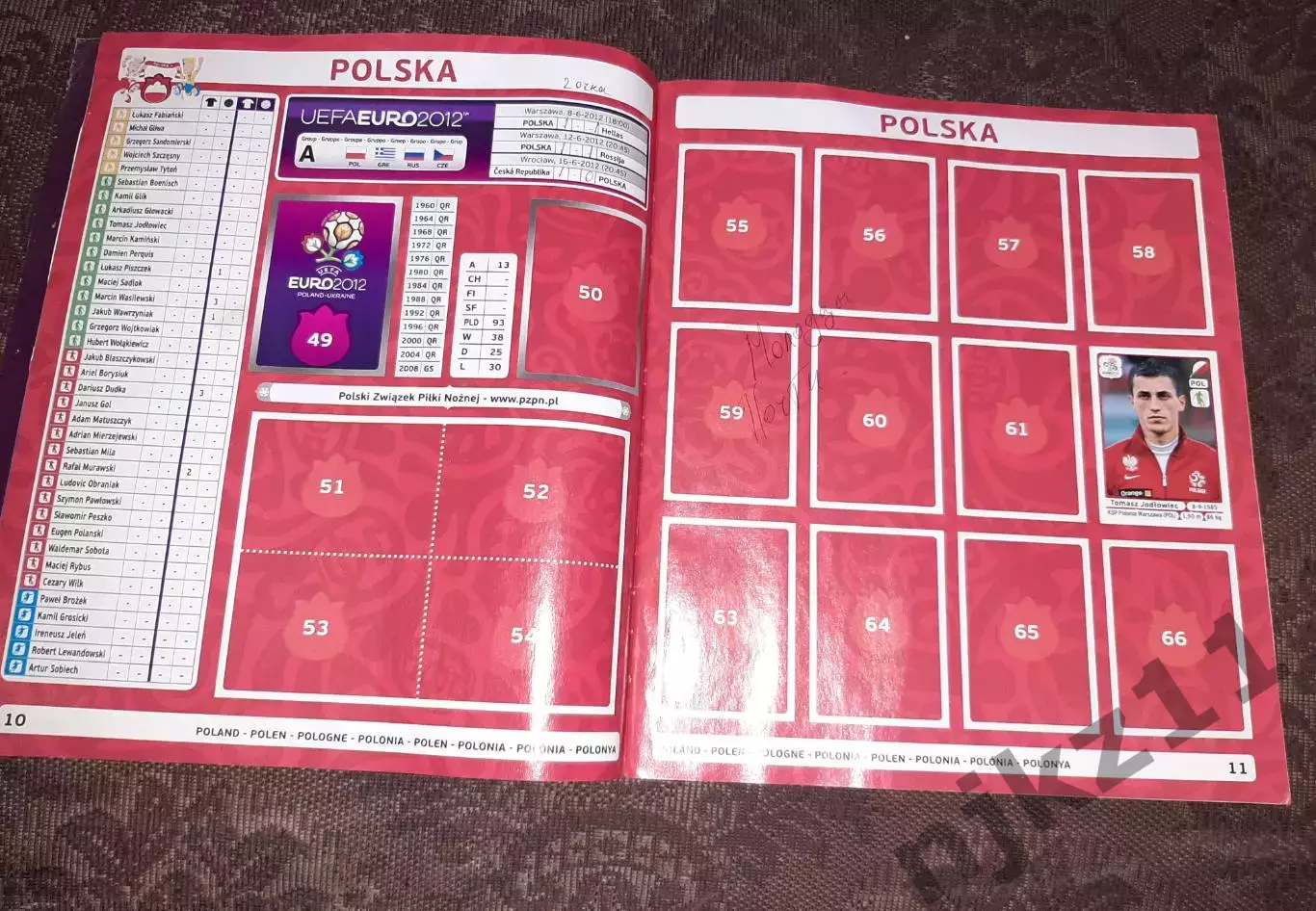 Альбом Panini uefa Euro 2012 Польша Украина ЧЕ журнал коллекционный 2