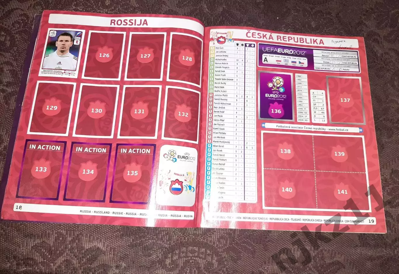 Альбом Panini uefa Euro 2012 Польша Украина ЧЕ журнал коллекционный 4
