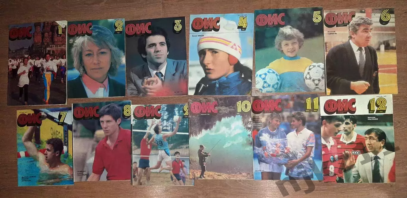 Журнал ФИС за 1991 год полная подшивка 12 номеров!