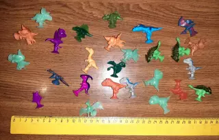 Коллекция игрушек доисторические животные 27 фигурок