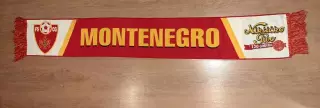 Шарф футбольной Сборной (сборная) Черногории (Черногория, Монтенегро)