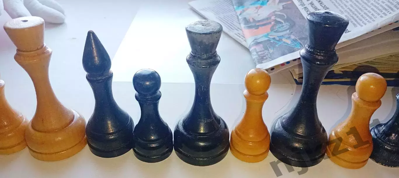 Шахматы СССР Деревянные Винтажные 17 штук СССР 2
