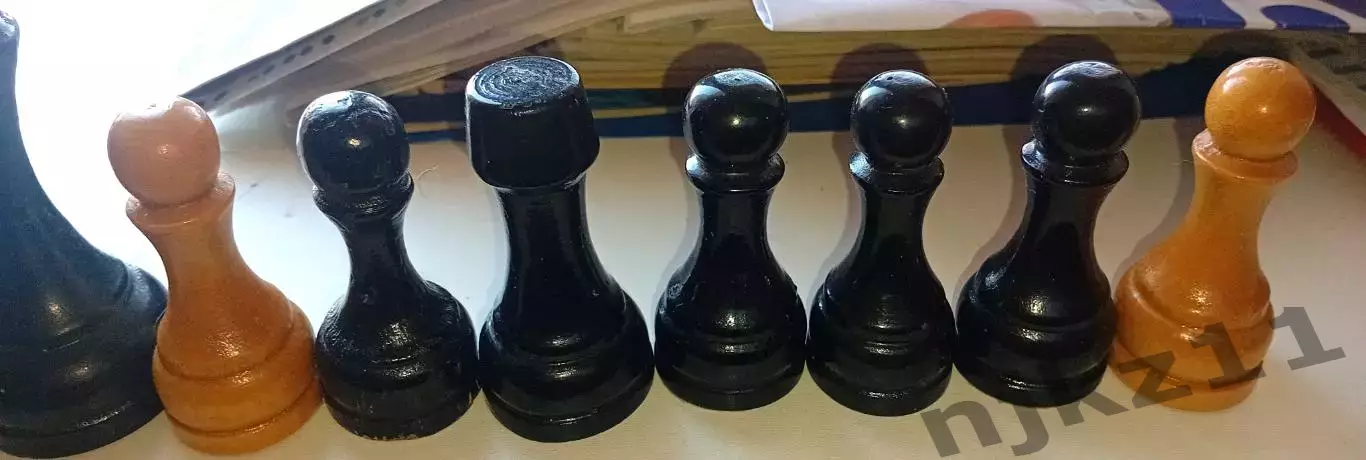 Шахматы СССР Деревянные Винтажные 17 штук СССР 3