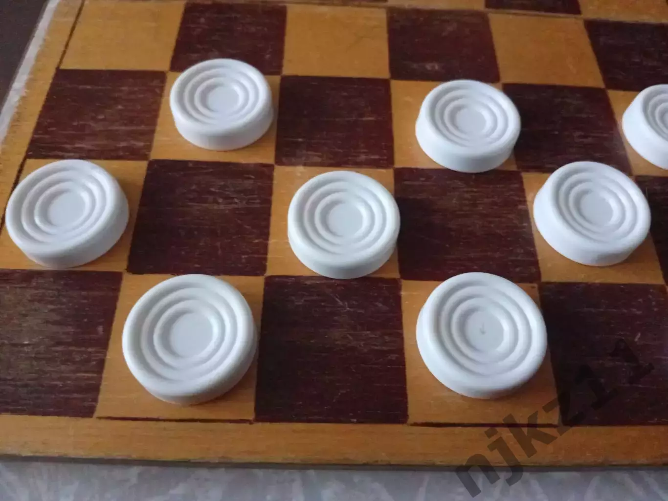 Игра СССР Шашки деревянные старые ПРИБАЛТИКА 1