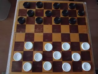 Игра СССР Шашки деревянные старые ПРИБАЛТИКА