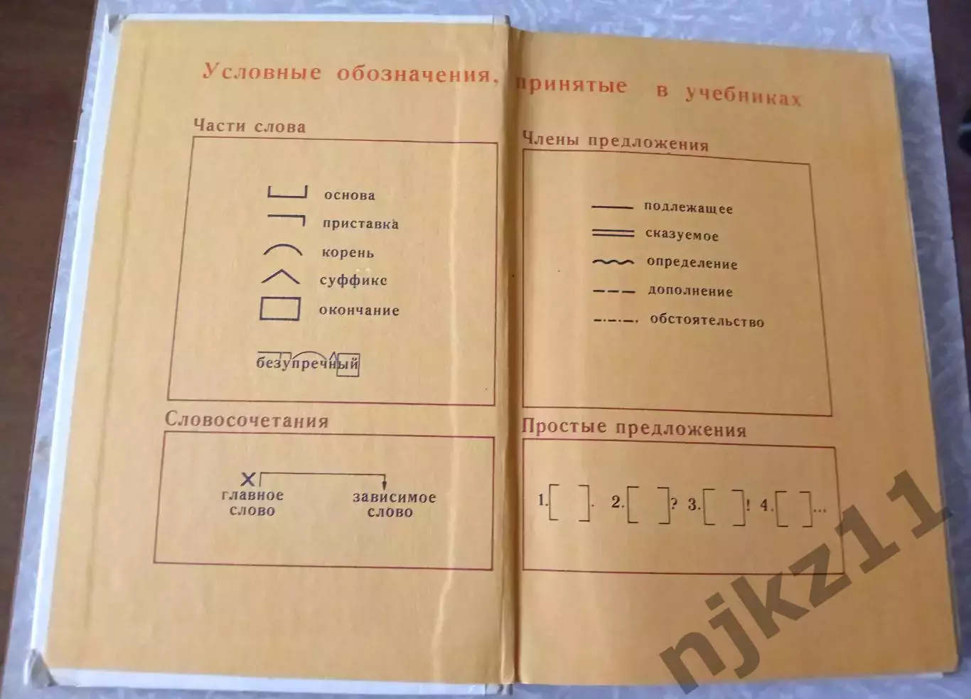 Учебник СССР. Русский язык. 9 класс. 1990 г. Авт. Бархударов 1