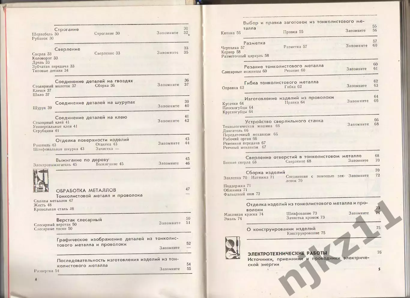 Трудовое обучение 4 класс. 1988 г. СОСТОЯНИЕ В ИДЕАЛЕ! 4