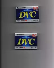 2 Видеокассеты «Panasonic Mini DV» SP MODE 60/LP MODE 90 AY-DVM60FF. НОВЫЕ!
