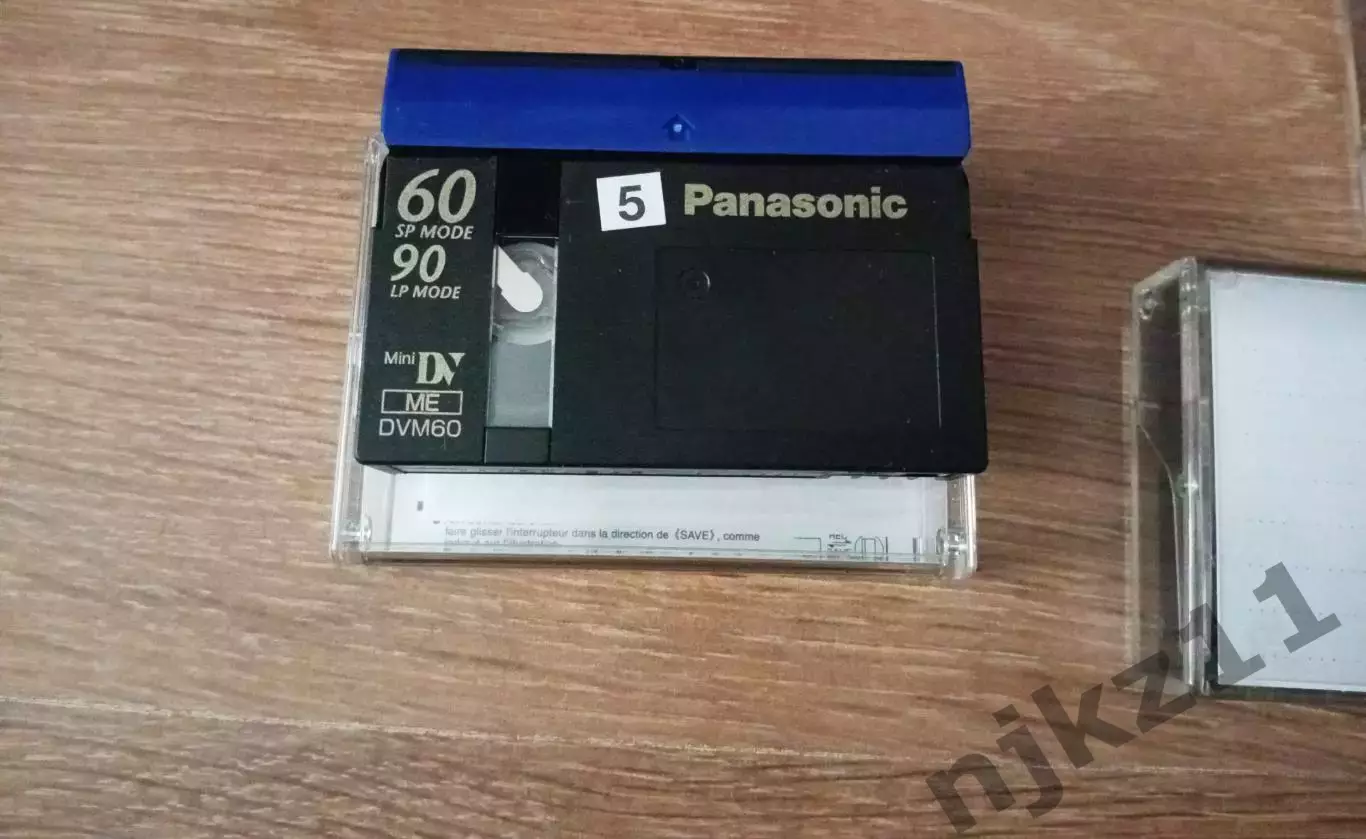 3 Видеокассеты «Panasonic Mini DV» SP MODE 60/LP MODE 90 AY-DVM60FF 2