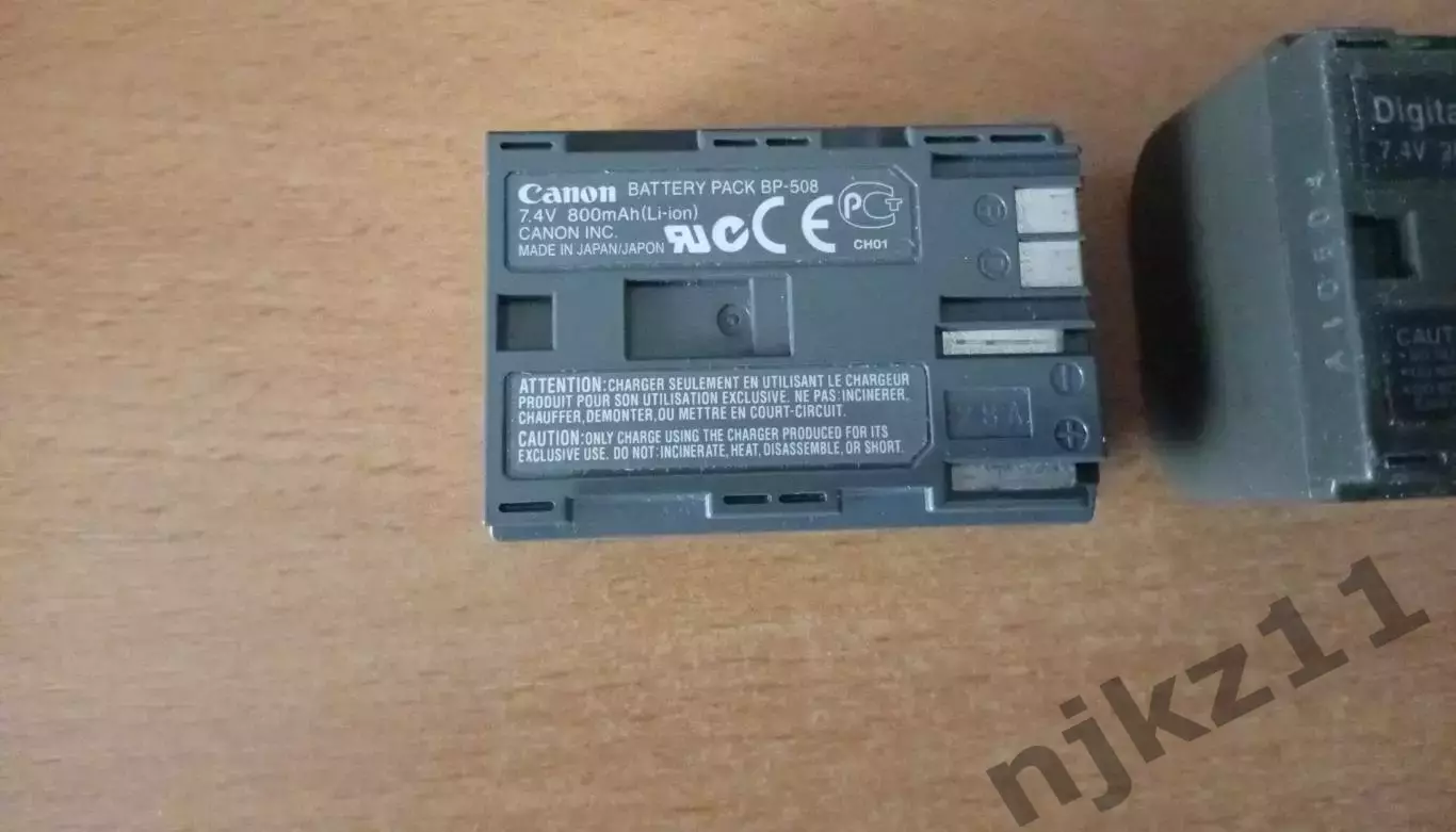 Аккумуляторные батареи для CANON (BP-522 и BP-508) для камер Canon 1