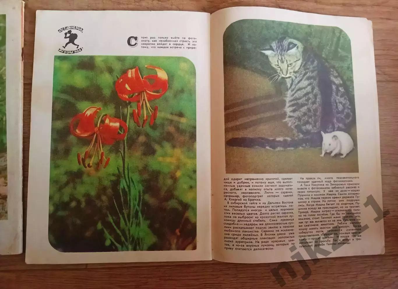 Юный натуралист № 2 и 9 за 1973г вырезок нет!!! 6
