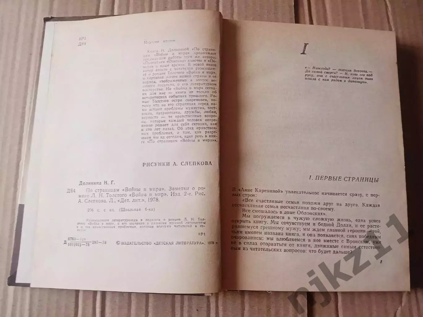 Долинина Н. По страницам Войны и мира 2