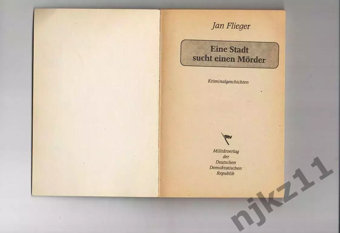 Flieger, Jan Eine Stadt sucht einen Morder (про криминал) 1