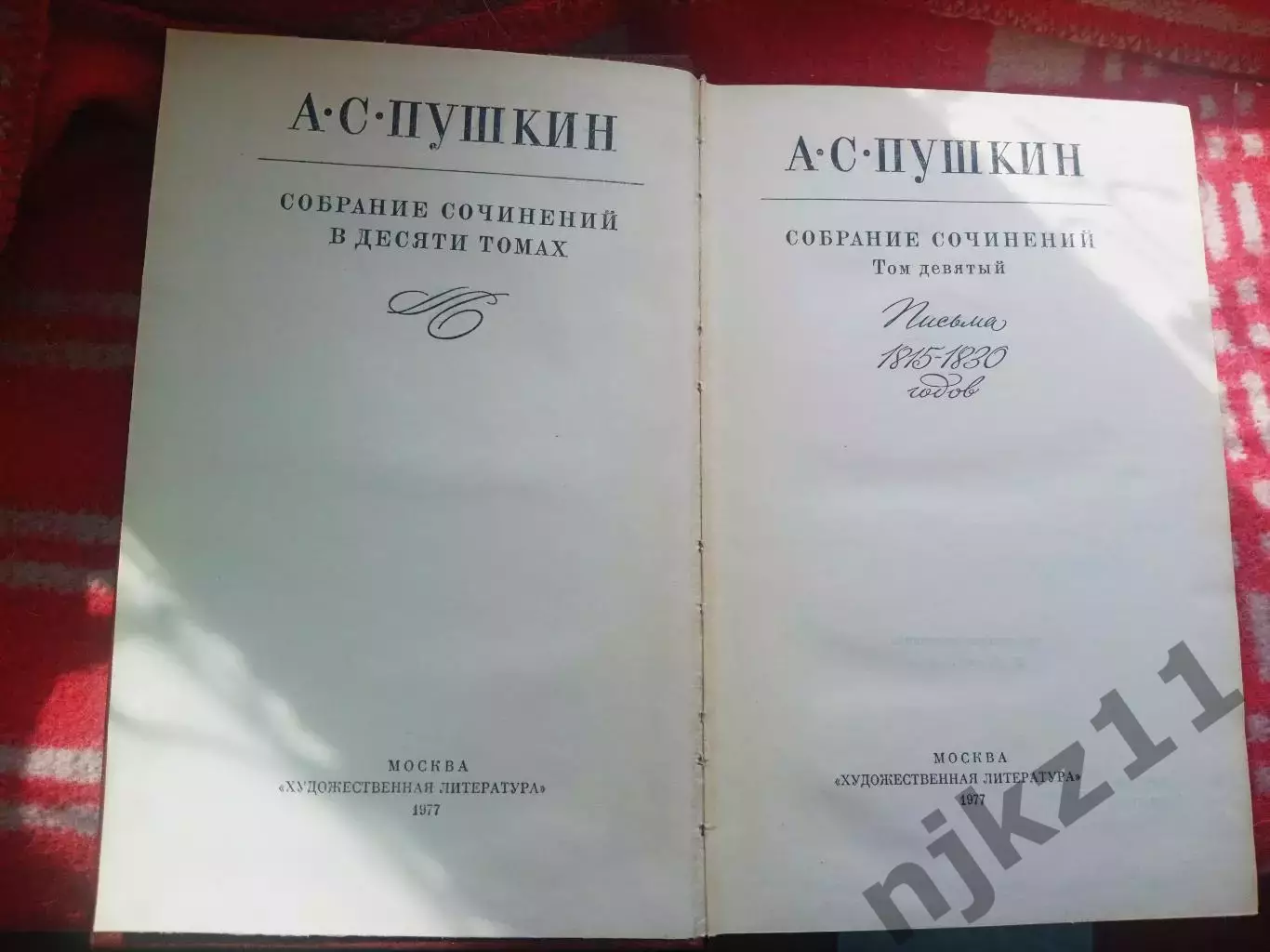 А. С. Пушкин. Собрание сочинений в 10 томах. Том 6. Критика и публицистика том 9 4