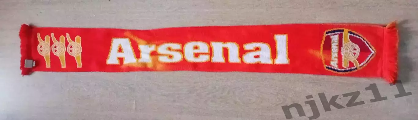 Шарф ФК Лондонский Арсенал Arsenal London 135см сделано в Англии!!! 4