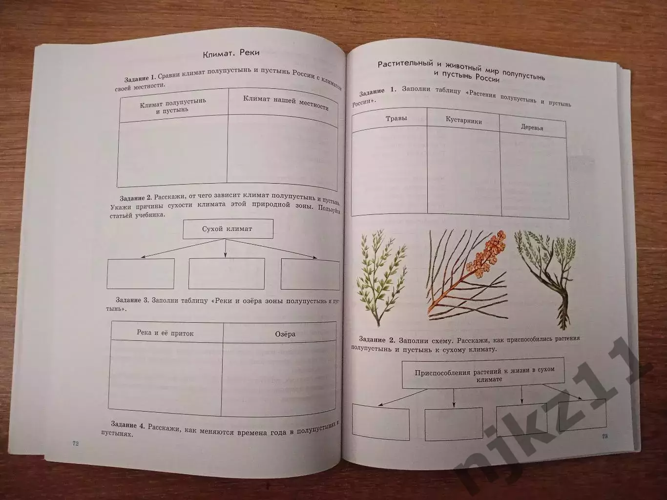 География 7 класс. Рабочая тетрадь Лифанова Т. М. чистая, как новая 4