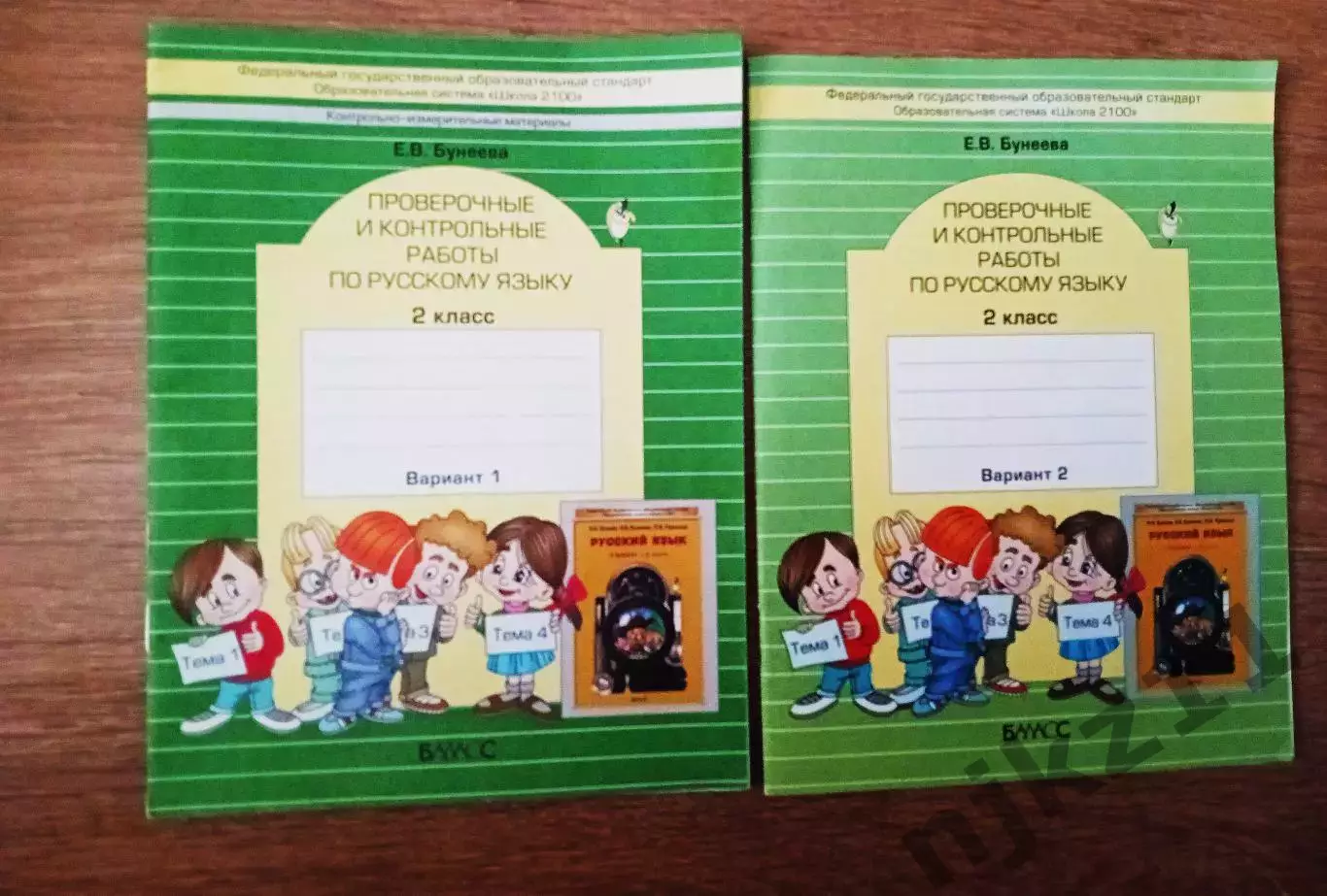 2 класс Русский язык. Пров. и контр. работы. 2 части ЧИСТЫЕ!!! (Бунеев) ФГОС
