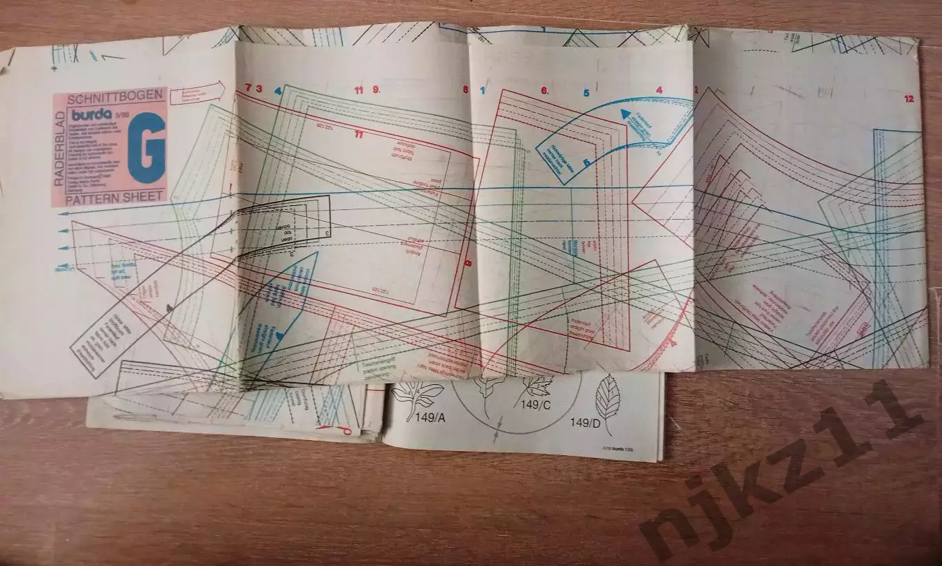 Бурда моден. № 9 , 1998 г. Журнал по рукоделию. Редкий 4