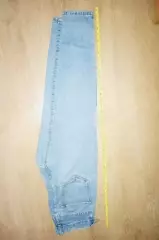 Голубые джинсы, длина 95см