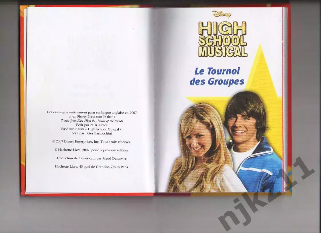 HIGH SCOOL MUSICAL книга на английском языке 1