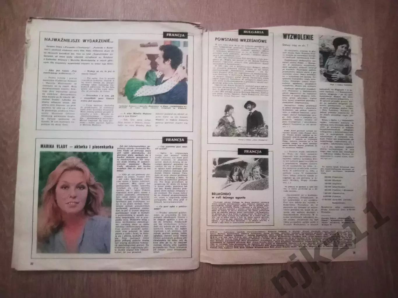 Журнал Ekran Экран №2 1973 год Польша МАРИНА ВЛАДИ, ФИЛЬМ ОСВОБОЖДЕНИЕ 4
