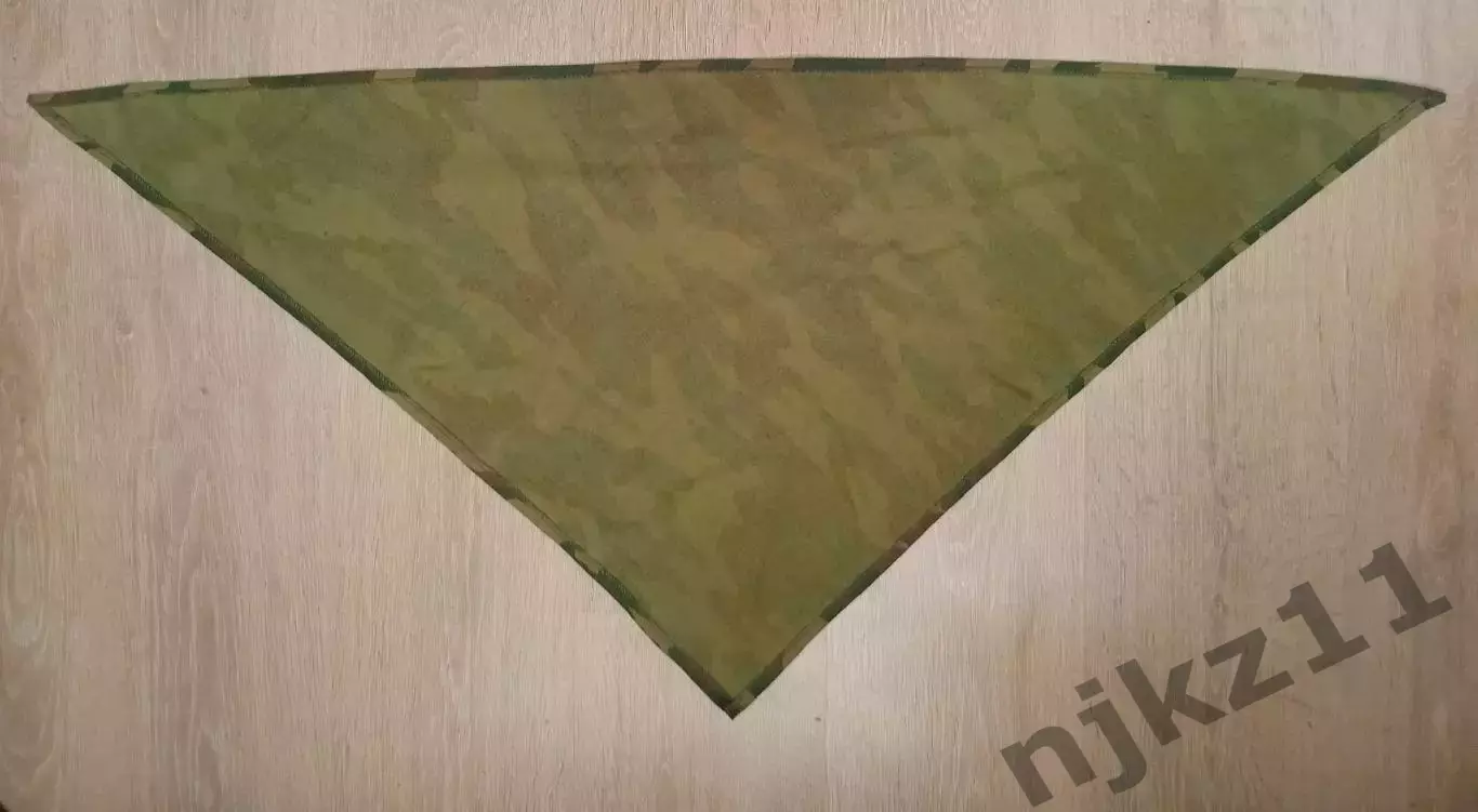 Платок на голову цвета Хаки 5