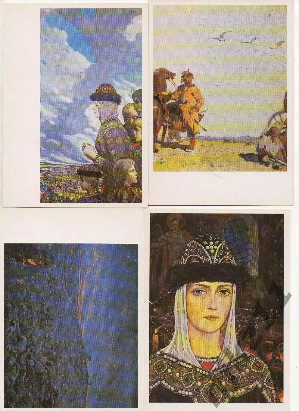 Задонщина в произведениях худ. Глазунов. Художники. Сказка. Богатыри. 1987 3