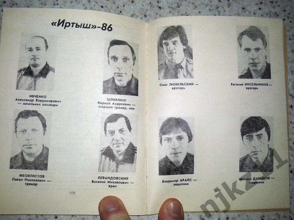 Футбол.Омск. 1986. справочник 3