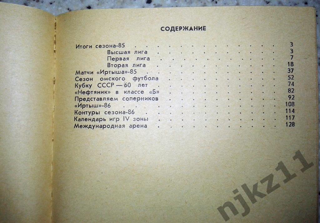 Футбол.Омск. 1986. справочник 4