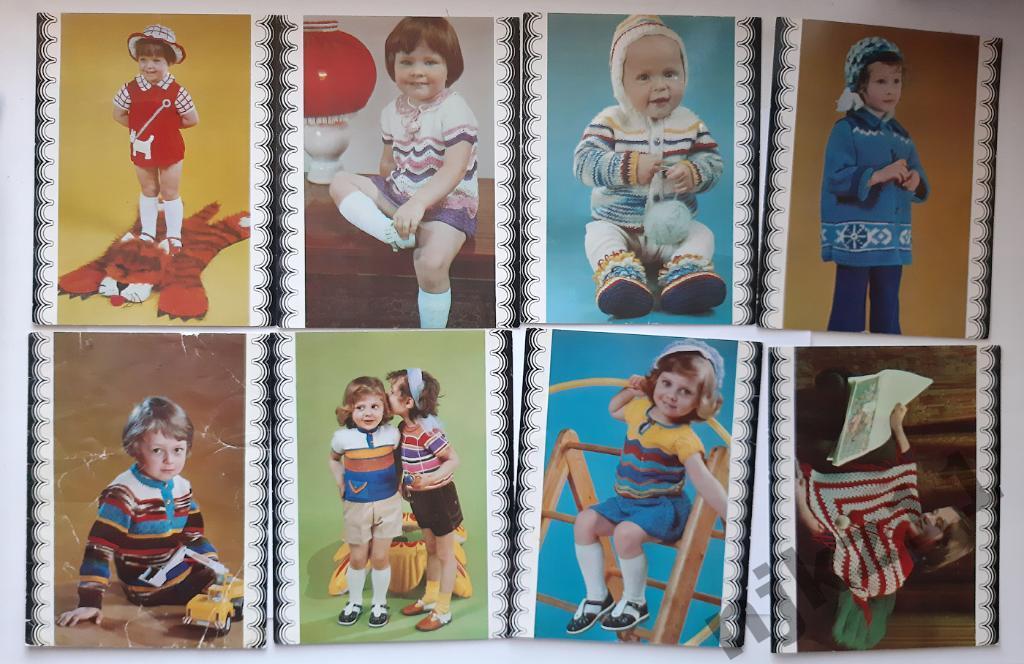 Ханашевич, Д. Свяжите малышам: Набор открыток 1981г 3