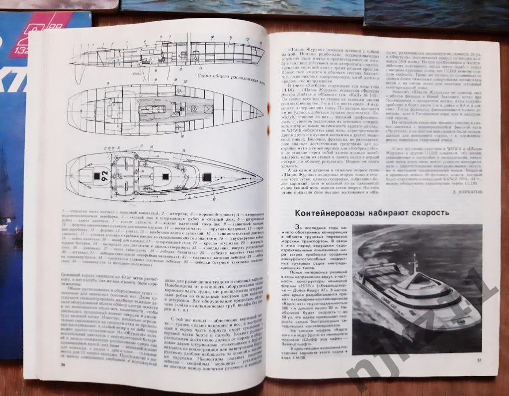 Журнал Катера и яхты 80-ые года 9 номеров СССР на выбор 4