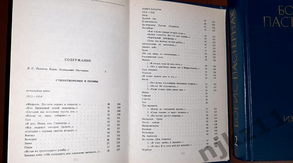 Пастернак, Борис Избранное В 2 томах 1985г 3