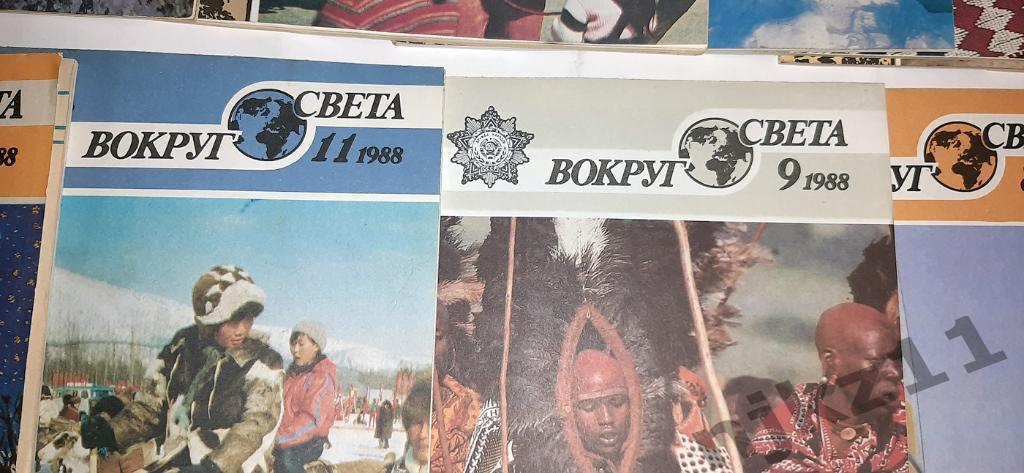 Журнал СССР ВОКРУГ СВЕТА 1988 год подшивка без номера 10 1