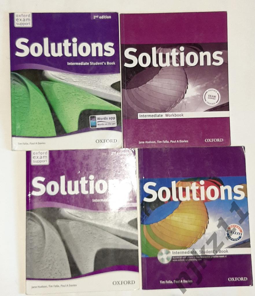 Solutions. Book. Oxford 4 книги по оксфордским тестам на английском языке, внутр