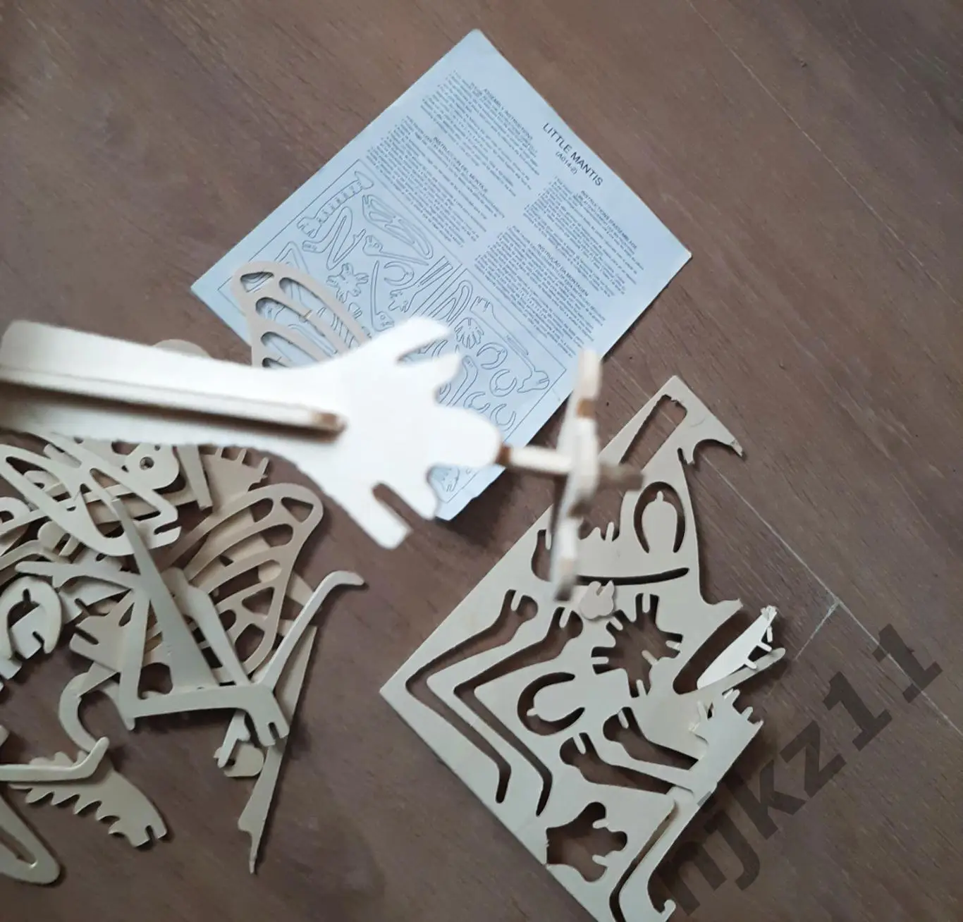 Сборная модель животные Богомол mini / конструктор / подарок 3