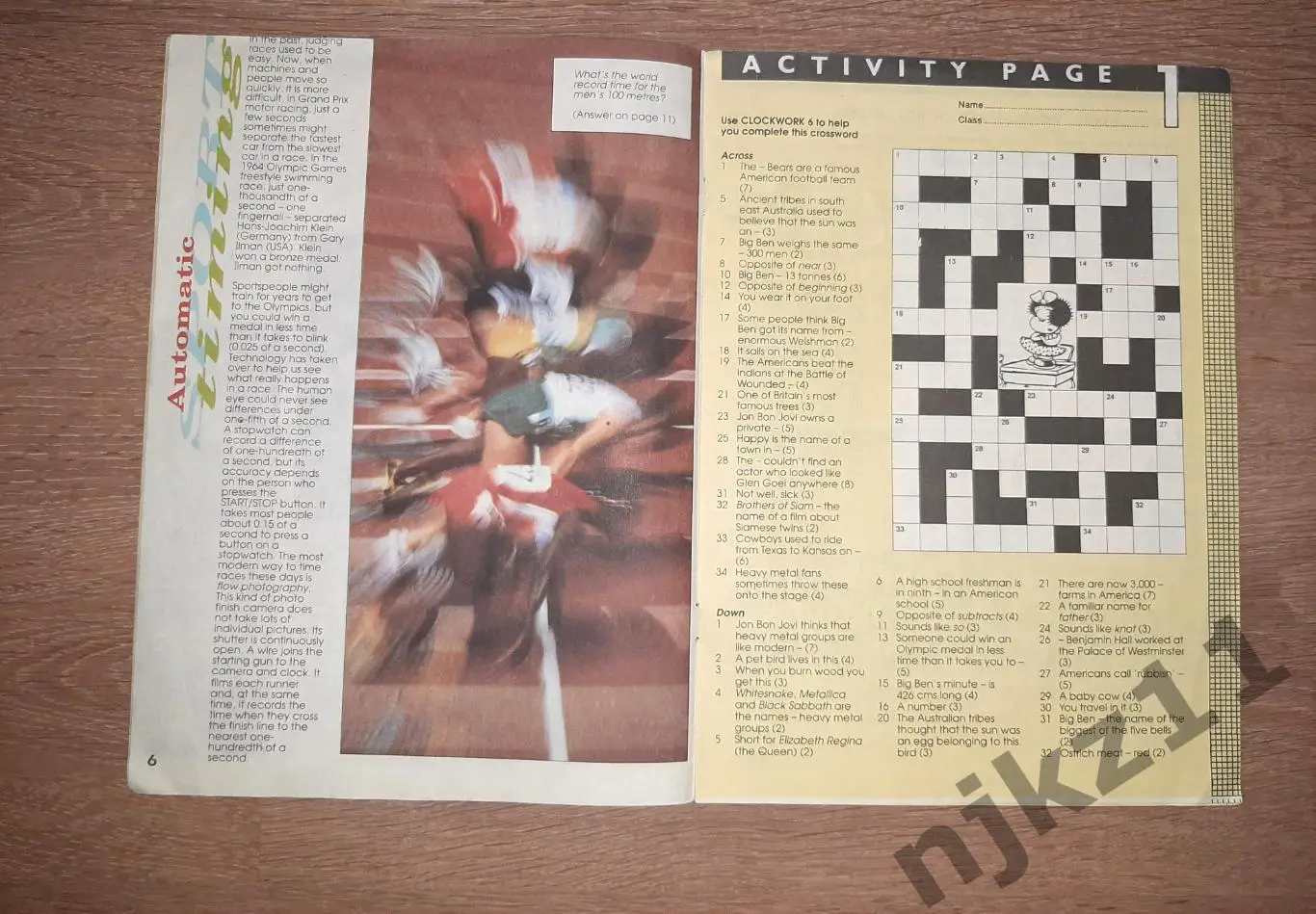 Журнал На Английском Языке - CLOCKWORK 1991г 3