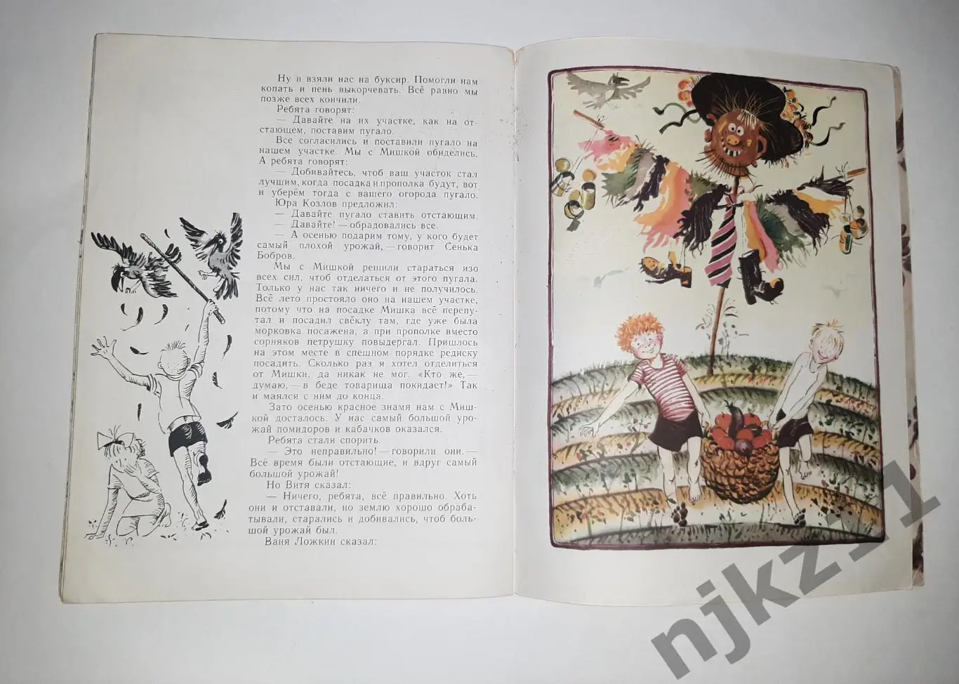 ОГОРОДНИКИ Н. Носов 1978 год увел. формат 4