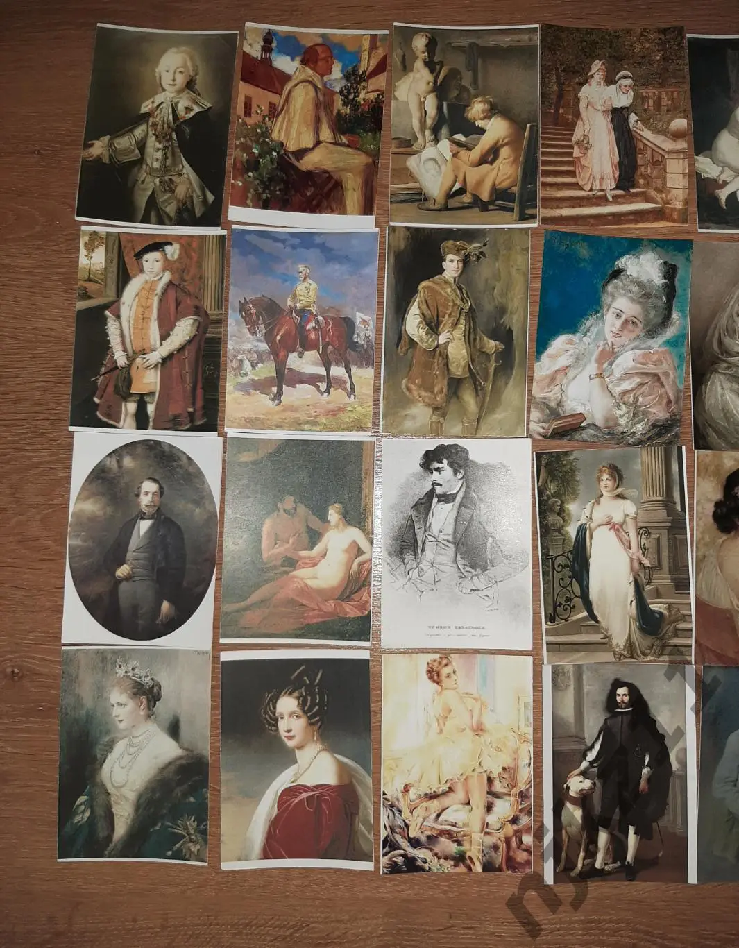 44 открытки художники 19 век переснятые картинки одним лотом в коллекцию 1