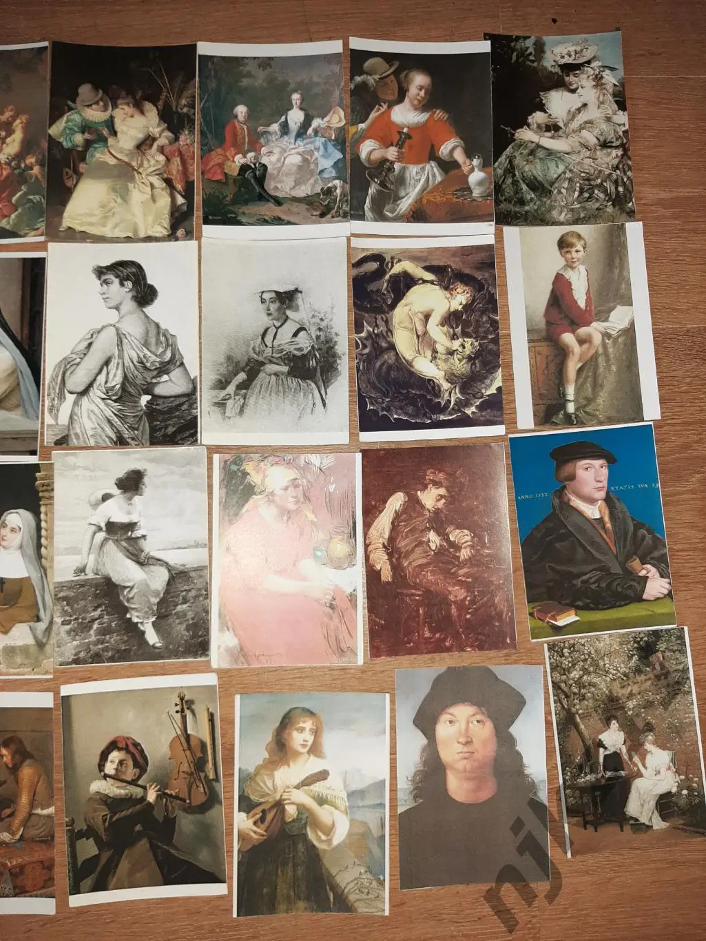44 открытки художники 19 век переснятые картинки одним лотом в коллекцию 3