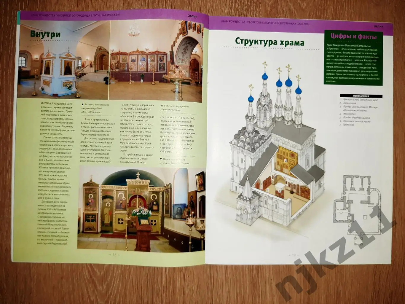 журнал Православные Храмы. Храм Рождества Пресвятой Богородицы в Путниках Москва 3
