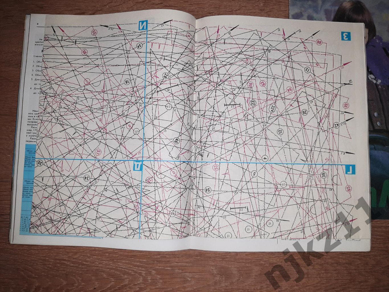 Журнал МОД 1990г 2 номера с выкройками 3