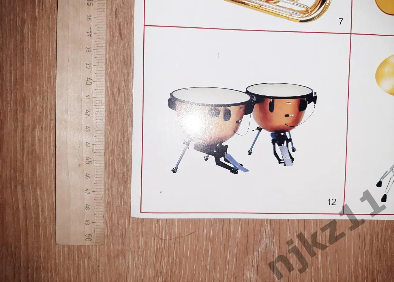 Учебный плакат Музыкальные инструменты 1