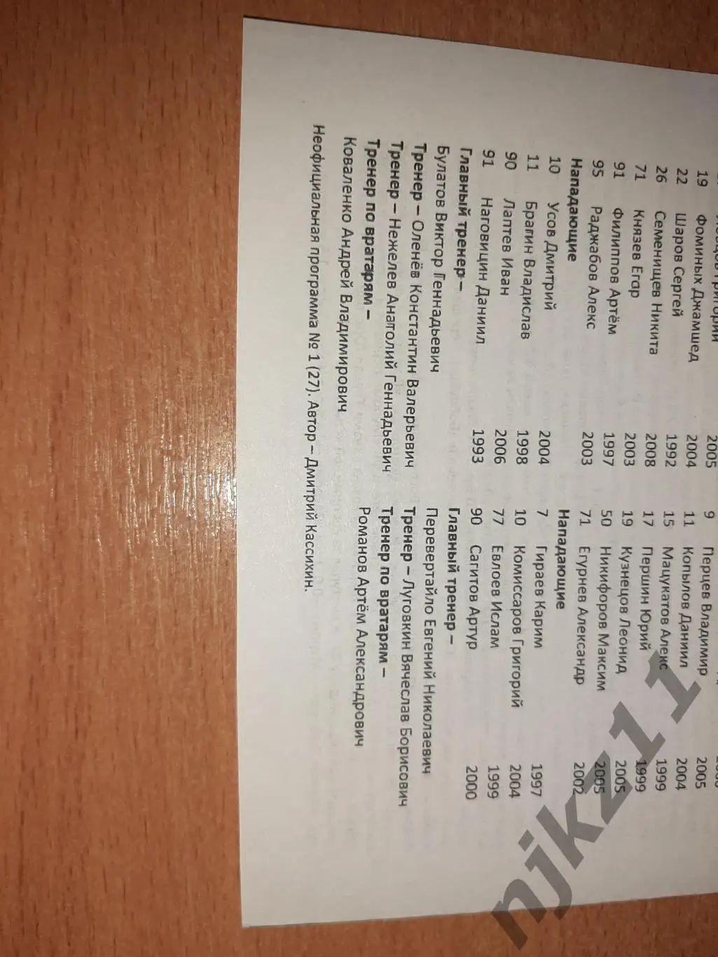 Динамо Киров-Муром Муром 14.03.2025 программа болельщиков 1