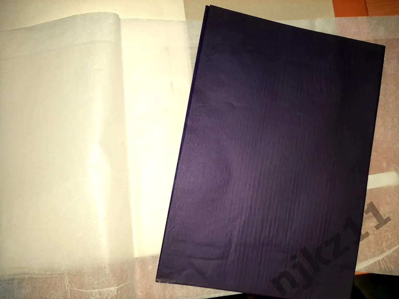 КОПИРОВАЛЬНАЯ БУМАГА КОПИРКА carbon фиолетовая времен СССР 6