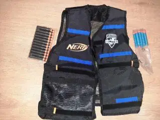 Патроны для детского оружия, патронтаж+жилетка в подарок N-STRIKE