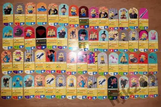 133 штуки РЕДКИЕ НОВЫЕ Карточки Миньоны Гадкий Я Магнит