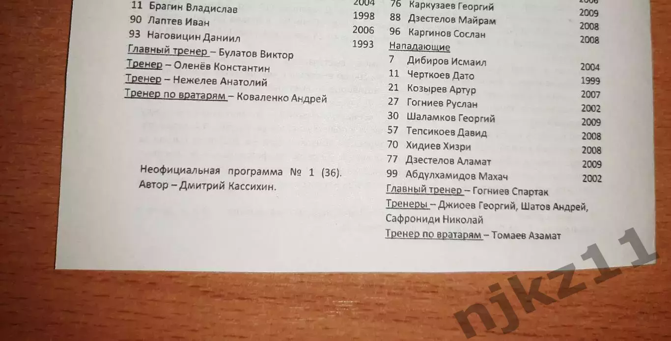 Динамо Киров-Алания Владикавказ 3.08.2025 программа болельщиков 1