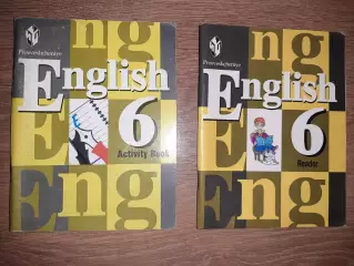 English Английский язык 6 класс 2 учебных пособия