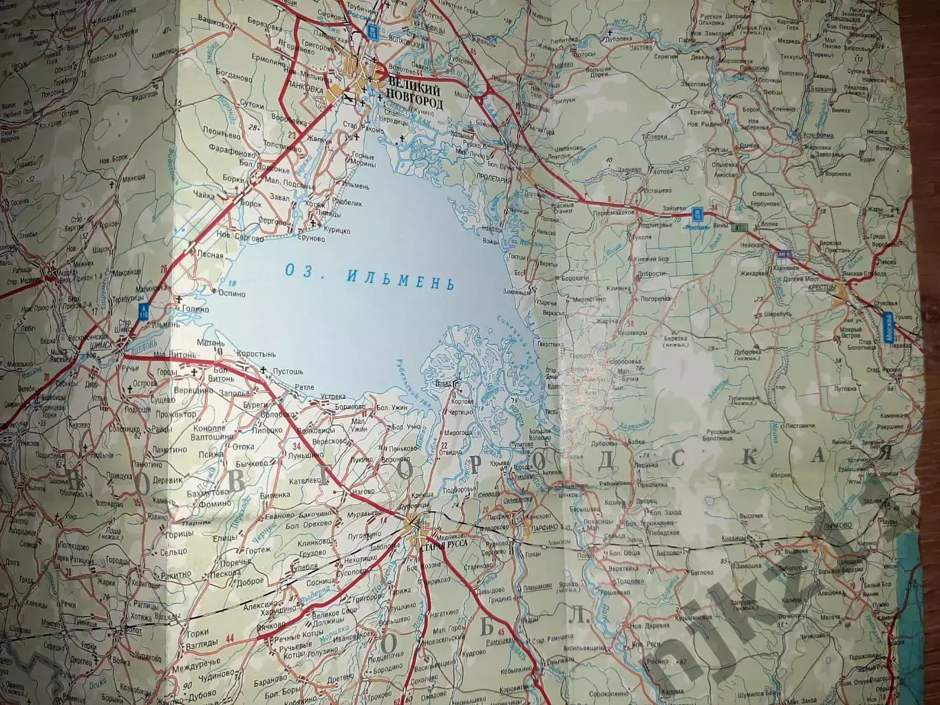 От Москвы до Риги. Карта автомобильных дорог 2011г 2